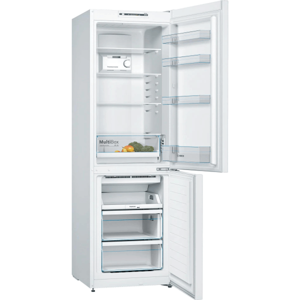Хладилник с фризер Bosch KGN36NWEA , 305 l, E , No Frost , Бял
