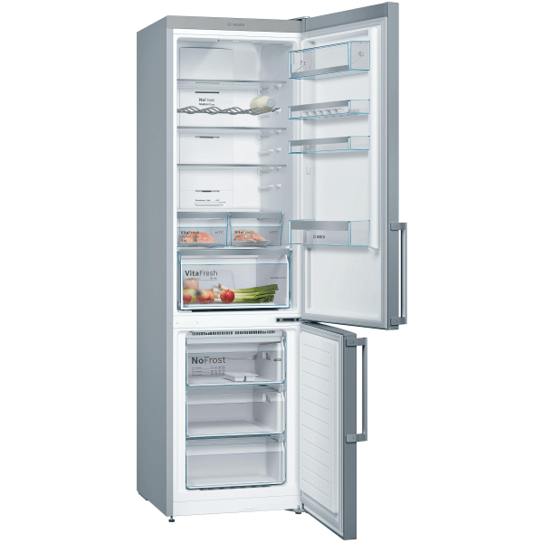 Хладилник с фризер Bosch KGN397LEQ , 368 l, E , No Frost , Инокс