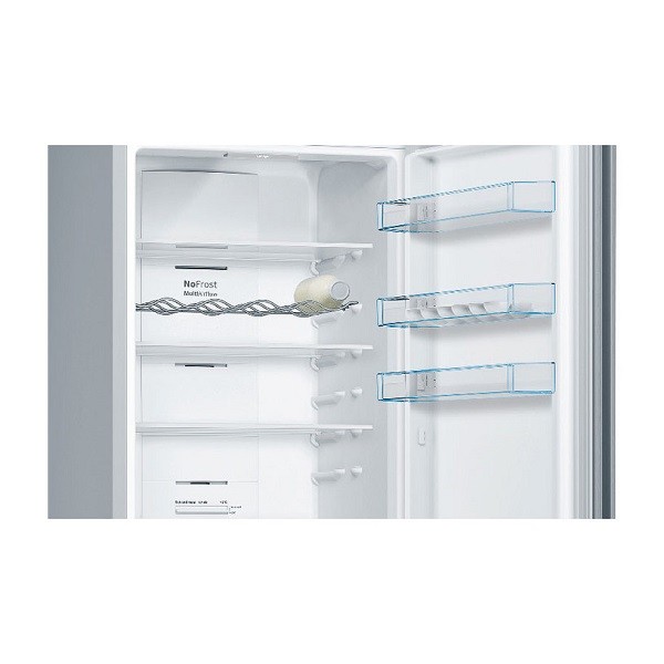 Хладилник с фризер Bosch KGN39VLEB, 368 l, Енергиен клас E, No Frost, Инокс