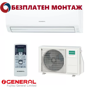 Инверторен климатик Fujitsu General Eco ASHG24KLCA / AOHG24KLCA, 24000 BTU, Клас A++