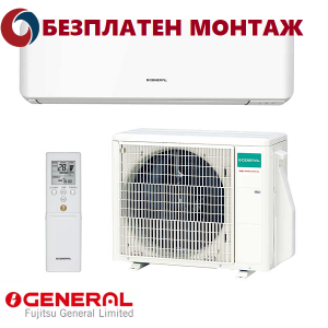 Инверторен Климатик Fujitsu General Eco ASHG07KPCE / AOHG07KPCA, 7000 BTU,  Клас A++