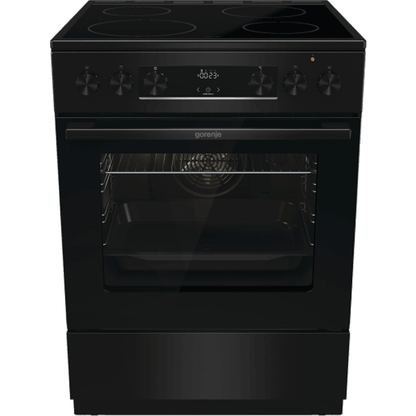 Готварска печка (ток) Gorenje GEC6C40BG , Керамични , Черен