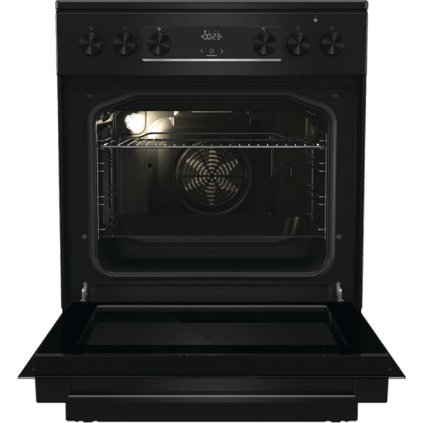 Готварска печка (ток) Gorenje GEC6C40BG , Керамични , Черен