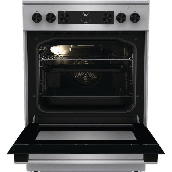 Готварска печка (ток) Gorenje GECS6C70XC , Керамични , INOX