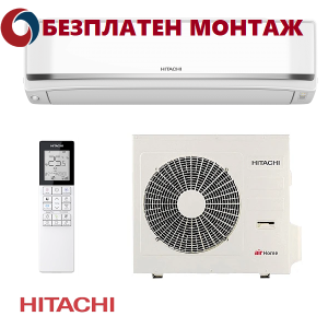Хиперинверторен Климатик Hitachi RAK-XJ25RHAE/RAC-XJ25WHAE airHome 800 WiFi, 9000 BTU, Клас А+++