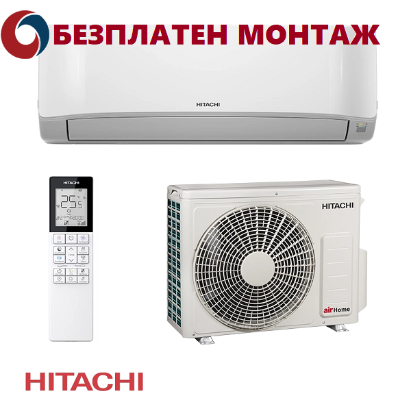 Инверторен Климатик Hitachi RAK-DJ70PHAE/RAC-DJ70PHAE airHome 400 WiFi, 24000 BTU, клас А++