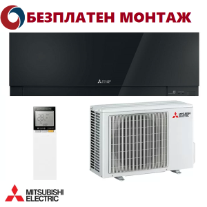Инверторен Климатик Mitsubishi Electric Kirigamine Zen MSZ-EF25VGKB / MUZ-EF25VG + WiFi, 9000 BTU, Клас A+++