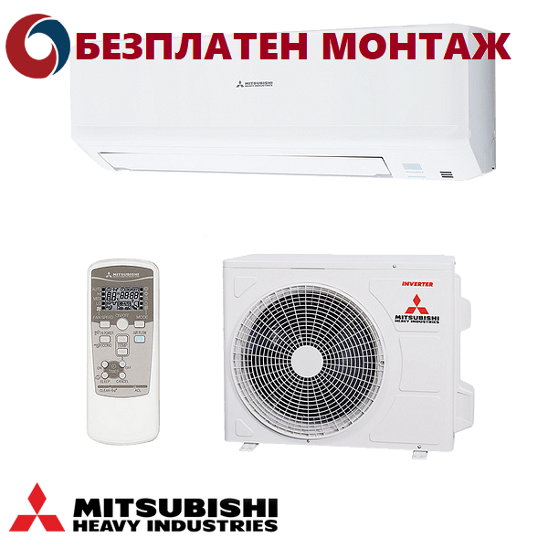Инверторен Климатик Mitsubishi Heavy Industries Standard SRK25ZSP-W / SRC25ZSP-W, 9000 BTU, Клас A++
