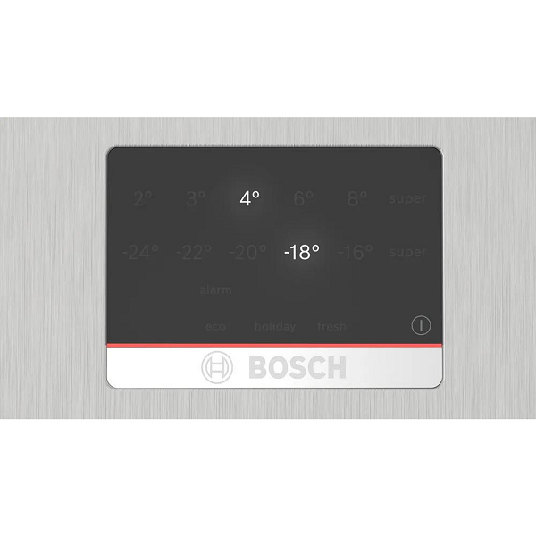 Хладилник с фризер Bosch KGN397LDF, 363 l, Енергиен клас D, No Frost, Инокс